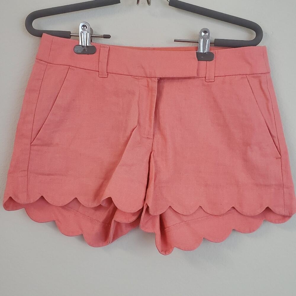 J. Crew Linen blend shorts sz 0